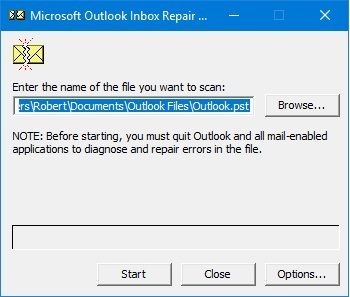 inbox repair tool