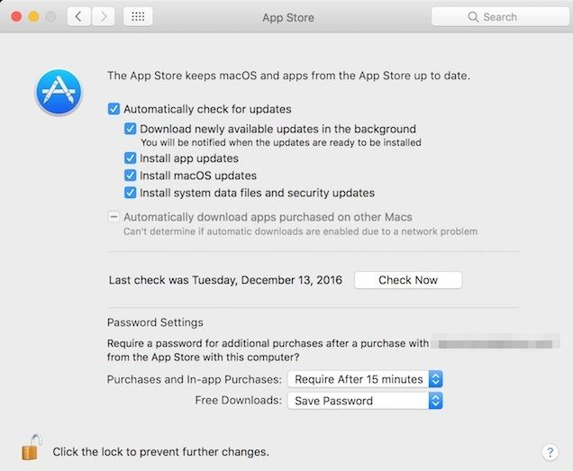 check all the boxes for automatic updates