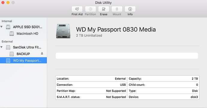 format wd passport for mac external harddrive