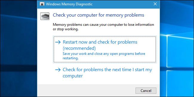memory diagnostic