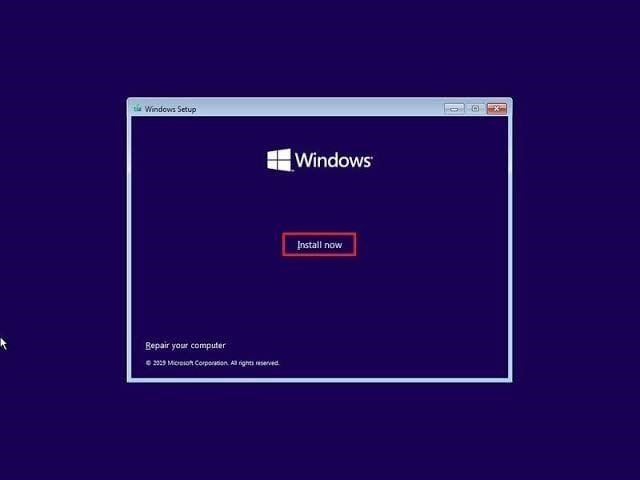 realizar una instalación limpia de Windows 2