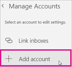 remove add email account 3