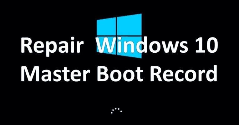 restaurar mbr no windows 1