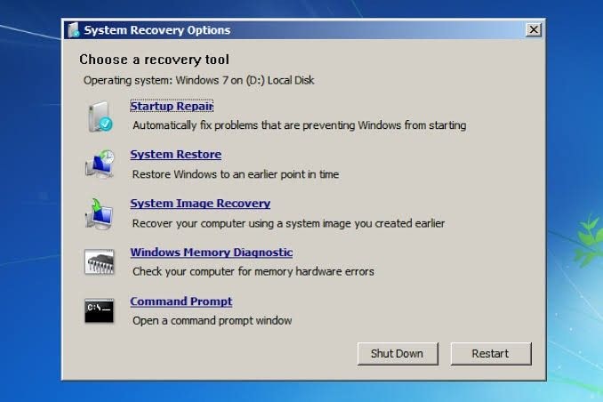 restaurar usando o Windows old 9