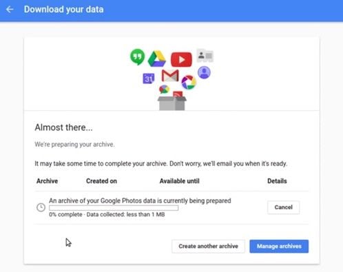 where are my google photos backup on my laptop