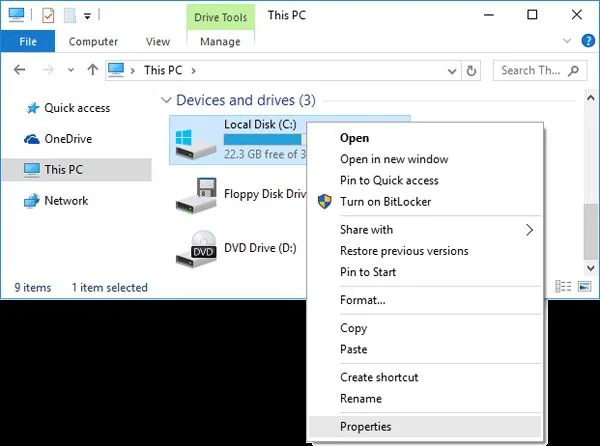 run disk cleanup 1