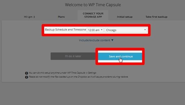 backup-schedule-and-timezone