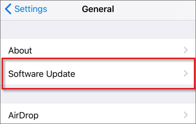 Upgrade auf das neueste iOS 3