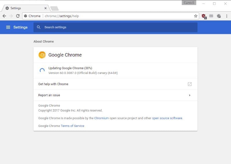 actualizar google chrome