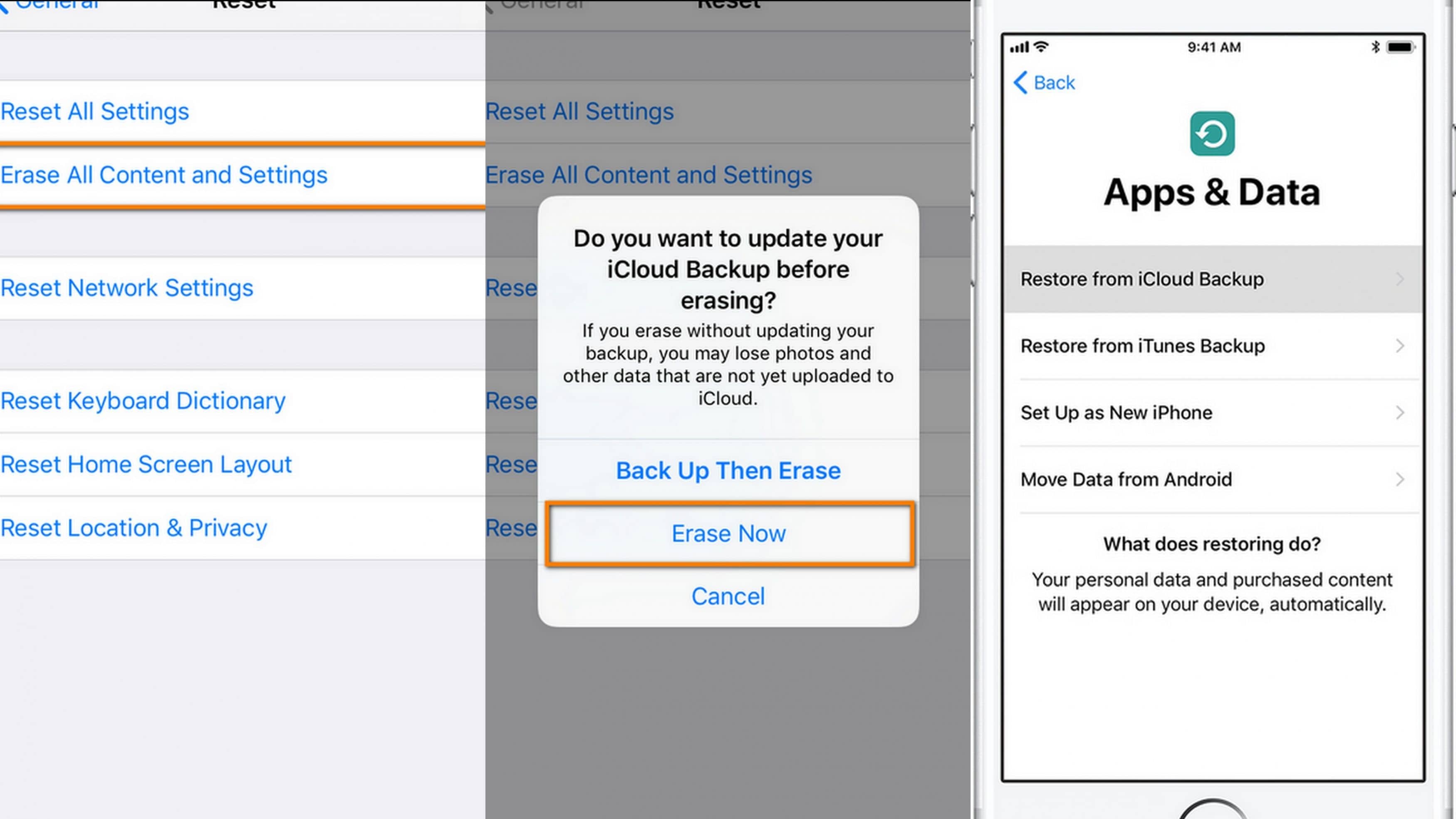 backup icloud iphone