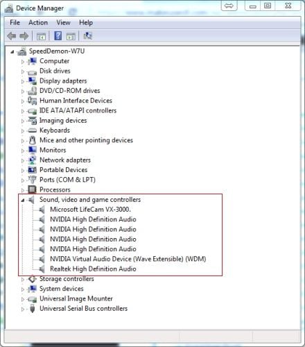 select device manager