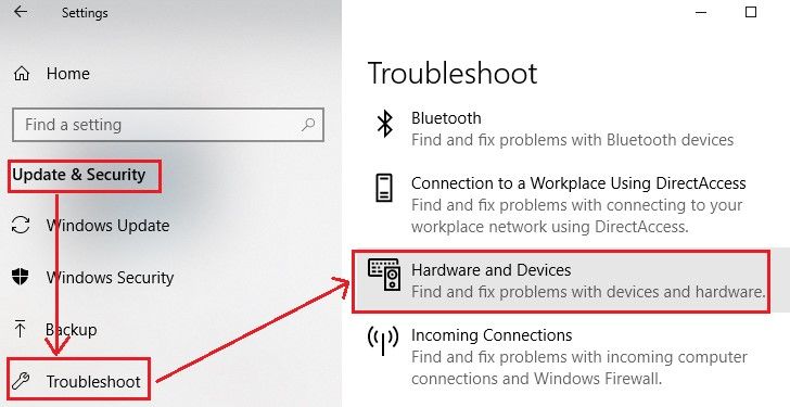 troubleshooting hardware and devices 1