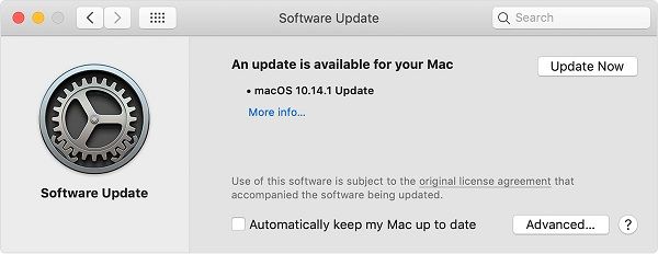 actualizar el firmware de la mac