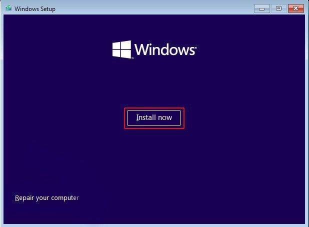 Windows installieren