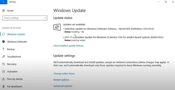 mise à jour de Windows 10-4