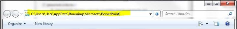recover unsaved powerpoint with windows explorer