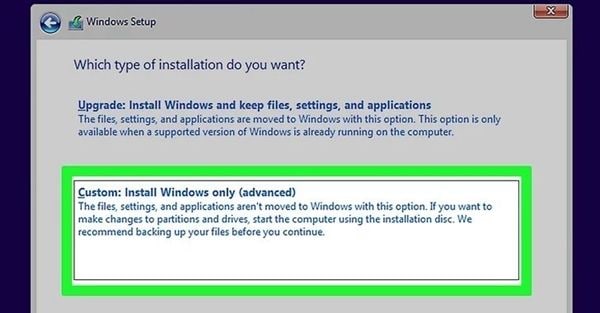 install windows
