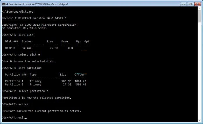 windows 10 partition missing