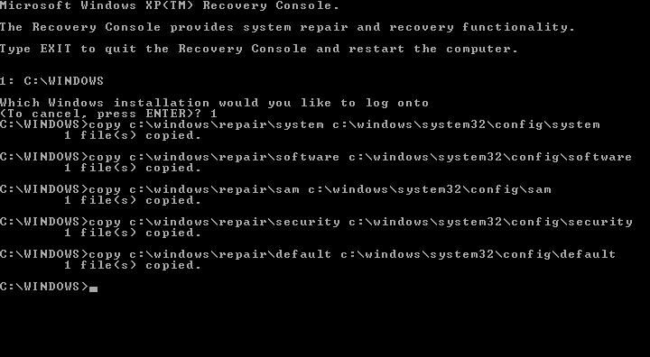 registry recovery 2