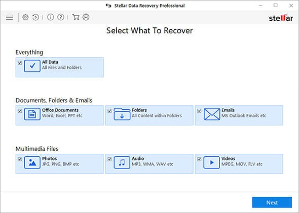 stellar data recovery for Windows and mac