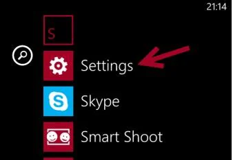 select settings