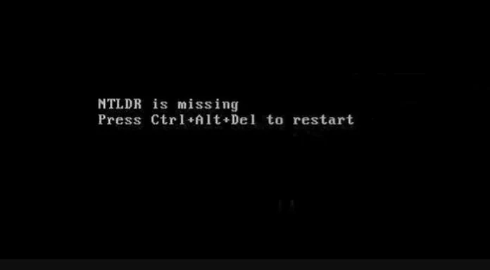 Ntldr is missing windows