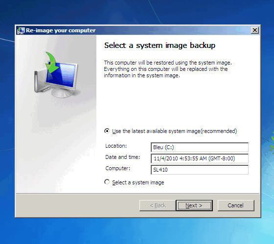 system-image-restore