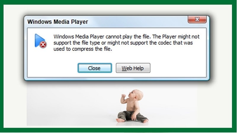 Fix Windows media player cannot play the file