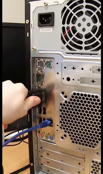 remove wires from the server