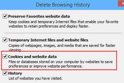 settings for deleting temporary files in windows explorer