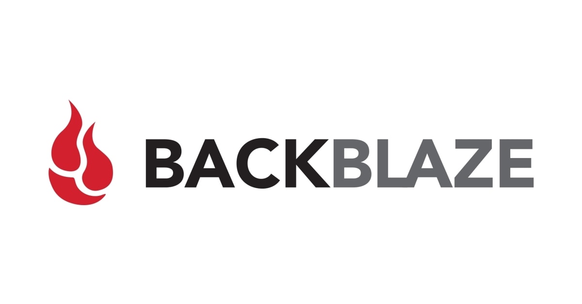 blackblaze logo to show clound backup