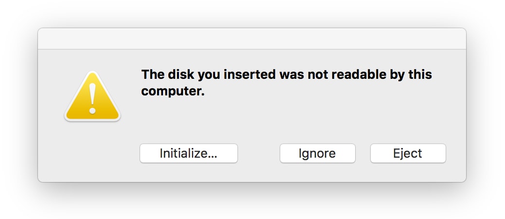 external hard drive not showing up on mac