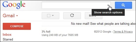 Pesquisa Avançada do Gmail