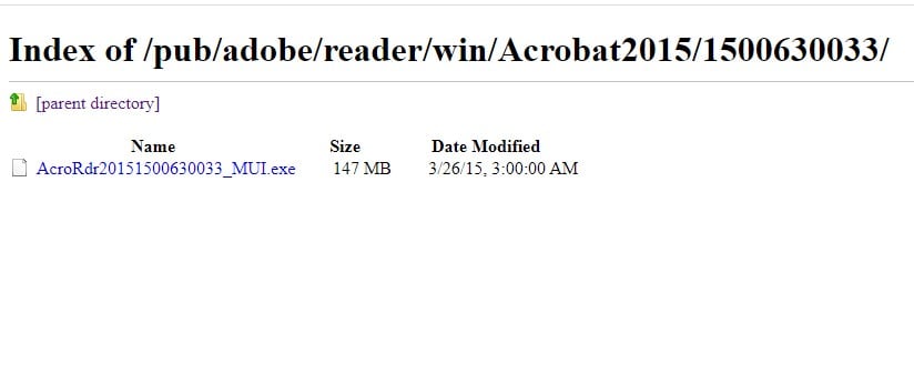 Site FTP da Adobe para baixar versões antigas do Reader