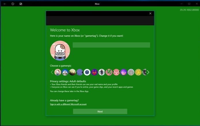 Gamertag Xbox Display