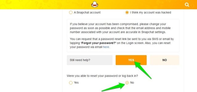 Recover Snapchat Account