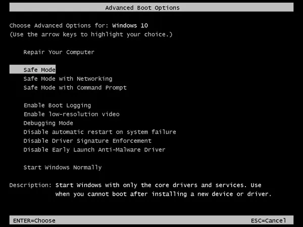 Windows Safe Mode Command Prompt