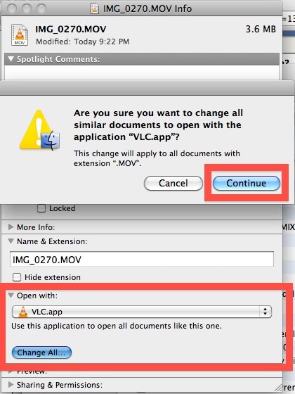 abrir y seleccionar el programa m4a en mac