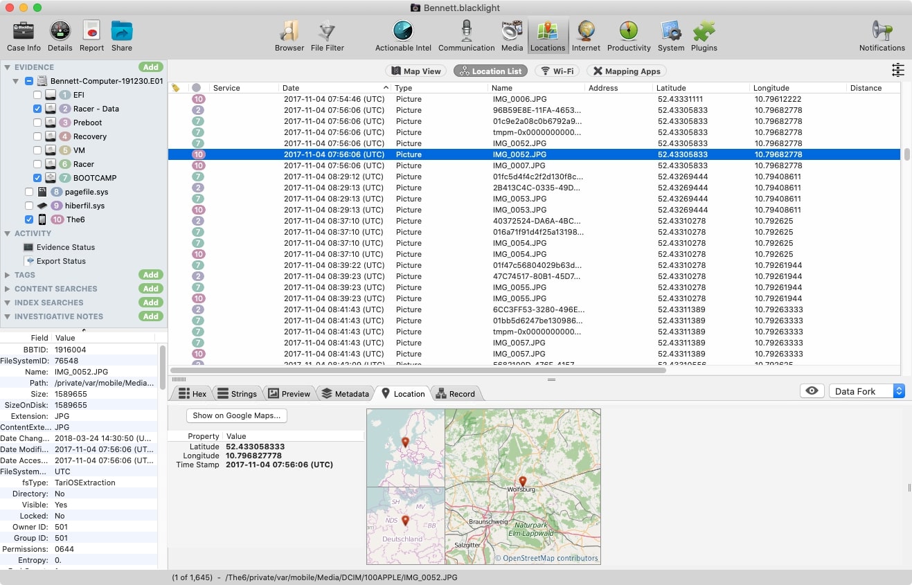 blackbag technologies mac forensics data recovery tool