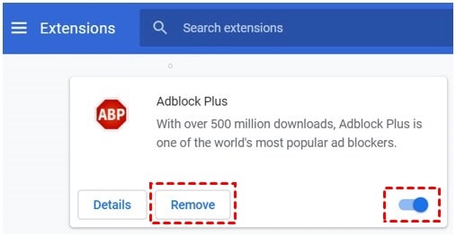 Chrome Remove Ad Blocker