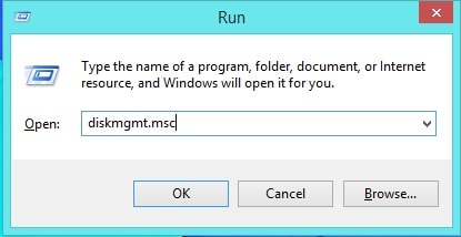Run Prompt di Disk Management