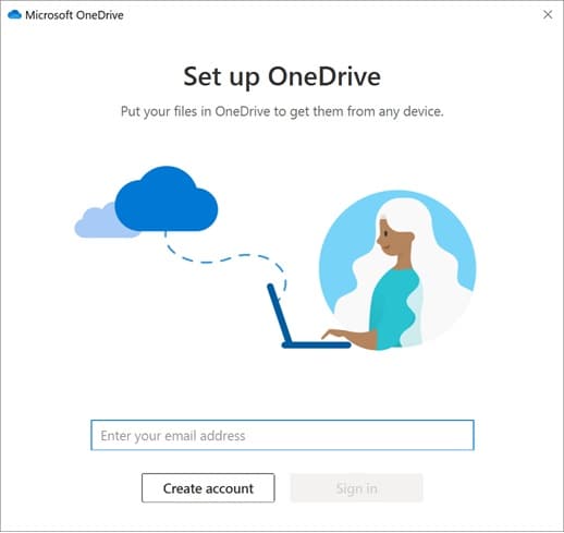 OneDrive cloud storage