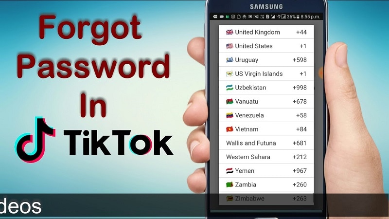 Abra o TikTok em seu dispositivo