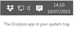 Dropbox Tray Icon