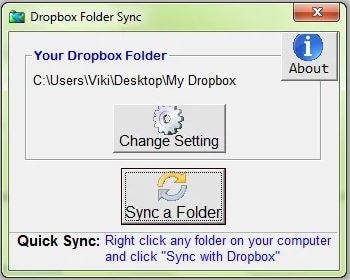 Synchronisation des dossiers Dropbox