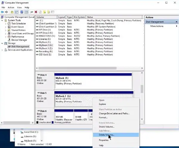 what is oem partition windows 10