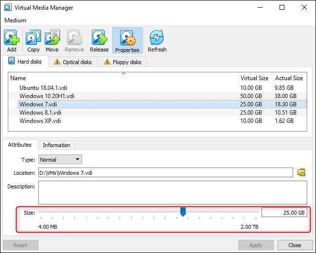  Virtualbox Increase Disk Size Dynamically Allocated Allstargai My XXX 