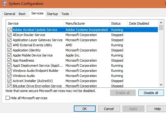 Task manager Windows