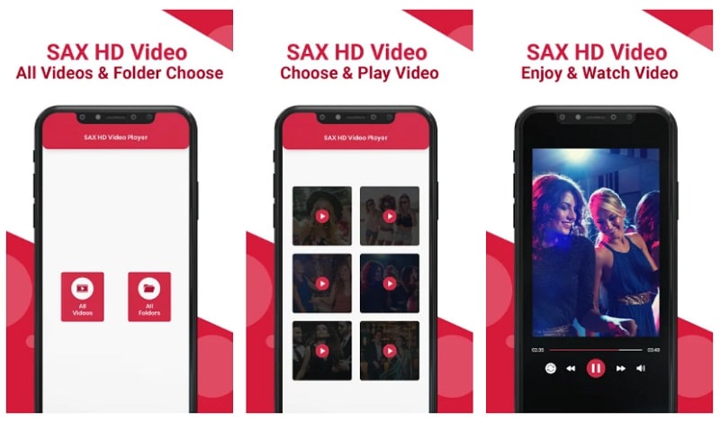 SAX HD Video Player App