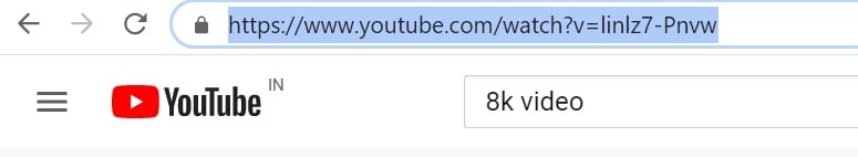 Copy YouTube Video URL